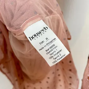 HOUSE OF CB Estella Crystallised Mini Dress in Soft Pink Size Medium thumbnail 7