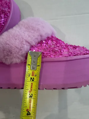 UGG funkette chunky sequin pink sleeper size 8 thumbnail 8