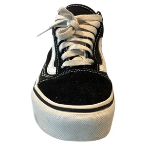 Vans Black and White Old Skool Sneakers thumbnail 5