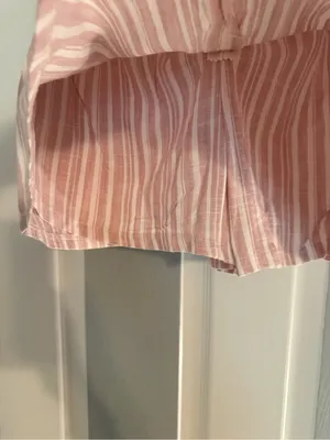 Altar’d State Ava Linen Striped Skort thumbnail 4