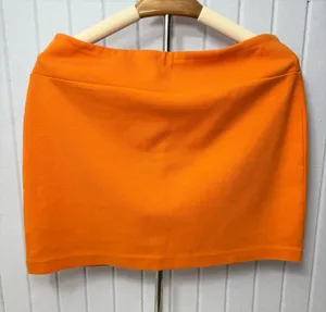 kenzie Vibrant Orange‎ Mini Skirt Size L thumbnail 1