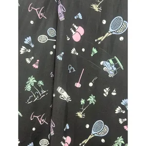RLX Ralph Lauren Womens Sleeveless Polo Shirt Black Multi Sport Print XS PGA thumbnail 2