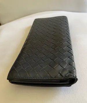 Bottega Veneta Vintage Dark blue Long Wallet thumbnail 3