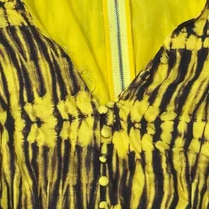 Alice + Olivia Winnie Black And Yellow Romper Women’s 2 thumbnail 4