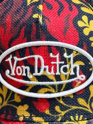 New Von Dutch unisex Burnbloom Trucker Hat thumbnail 3