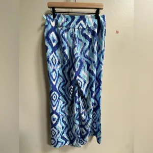 Lilly Pulitzer Lolani 100% Silk Palazzo Pants‎ Skipped A Beach Resort Vacation thumbnail 11