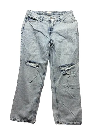 GOOD AMERICAN GOOD 90S Petite jeans blue542 Size 15 denim baggy Y2K retro thumbnail 1