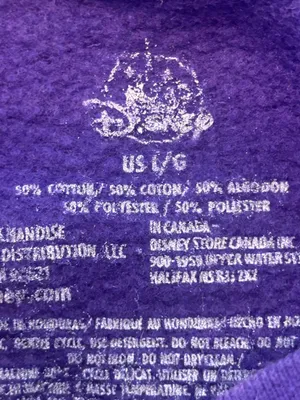Disney Parks Toy Story Lotso Bear Wanted Poster Purple Crewneck Sweatshirt L thumbnail 5