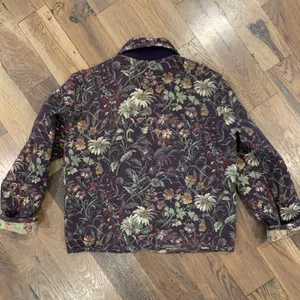 Purple Floral Blazer Size Petite Small thumbnail 3