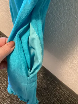 Umgee Turquoise Ruffle Sleeve Mini Dress thumbnail 4