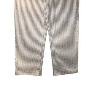 PAIGE Nellie‎ Culotte High Rise Pink White Striped Wide Leg Jeans Size 26 thumbnail 5