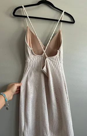 Windsor Cream Graduation Dress thumbnail 2