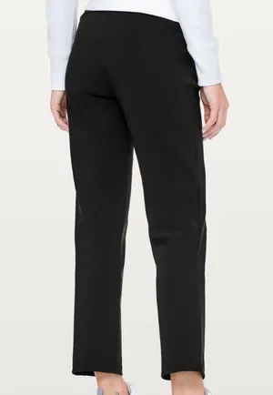 Lululemon Athleisure Pants on the move womens Black (size 2) office work travel thumbnail 6