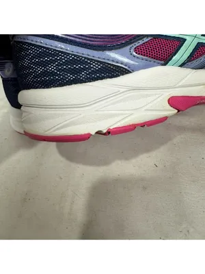Asics Gel Contend 3 Womens Running Shoes 9.5 Navy/Pink/Mint Mesh Comfortable thumbnail 9