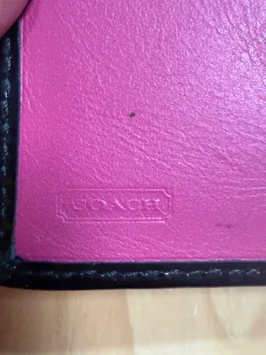 Coach Black Patent Embossed Signature Phone Wallet Case thumbnail 4
