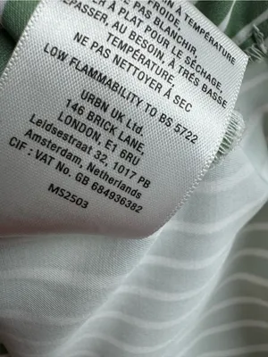 Mare Mare x Anthropologie Tie Front Striped Wrap Tank Top Green Beige Medium thumbnail 7