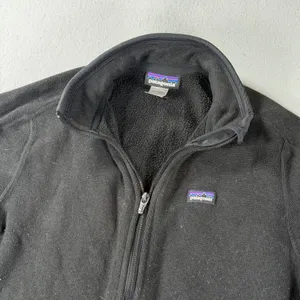 Patagonia Better Sweater Full Zip Jacket Womens Large Black Fleece thumbnail 5