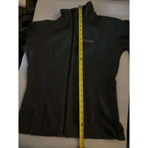 Columbia Gray Long Sleeve Zip Jacket S Gorpcore Cozycore Slow Fashion Utility thumbnail 8