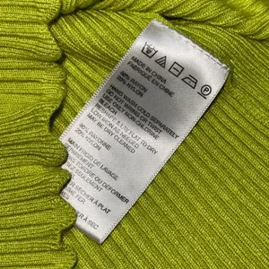 Urban Outfitters Lime Green Knit Sweater Bodycon Midi Dress w/ Spaghetti Straps thumbnail 7