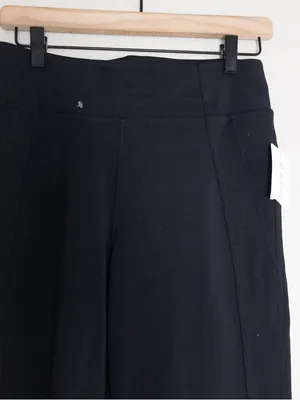 NWT Athleta Delancey Skyline Ankle Flare Pant M Black Stretch Tailored thumbnail 6