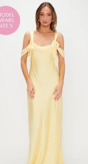 Show Me Your MuMu Bella maxi in Yellow ♡ thumbnail 1