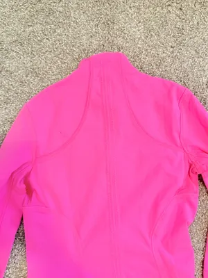 Lululemon Forme Jacket full zip Pinkelicious womens size 4 thumbnail 8