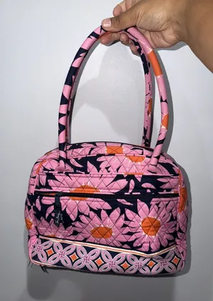 Vera Bradley Bowler Loves Me Bag Purse M thumbnail 1