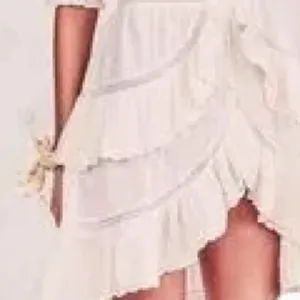 LoveShackFancy Bec Victorian Ruffle Peasant Midi Dress Farmhouse Ivory Size 2 thumbnail 6