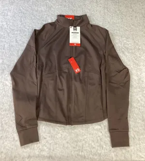Members Mark Womens Extra-Warm Jacket Brown XS Full Zip Thumbholes‎ NWT thumbnail 1