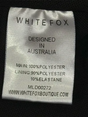 White Fox Boutique Push The Feeling Mini Dress XS Black Strapless Party Sexy thumbnail 11