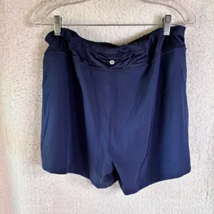 Avia Running Shorts Athletic Workout Blue Cove Lined‎ Outer Shorts XL (16-18) thumbnail 2