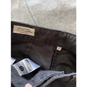 Levi's Premium Loose Cargo Pants Womens Size 23 Black Wide Leg Cotton Y2K thumbnail 3