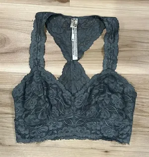 Intimately Free People Grey Lace Bralette Women’s XS thumbnail 1