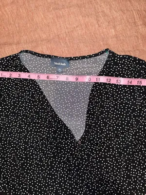 ModCloth Black and White Polka Dot Ruffle Dress‎ Size XL thumbnail 8