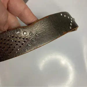Miss Me studded leather belt size large‎ thumbnail 8