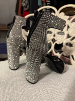 Gianni Bini Heels Black Sparkly thumbnail 2