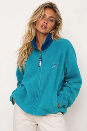 Vintage Bugle Boy Fleece Jacket Gorpcore Granola Quiet Luxury Old Money Academia thumbnail 1