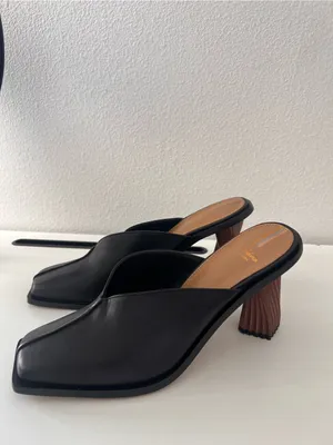 Sam Edelman Everly Sculptural Heeled Mules Size 9 thumbnail 6