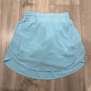 Lululemon Hotty Hot High-Rise Skirt Light Baby Blue Size 2 thumbnail 3