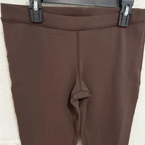 Prana 7/8 Leggings Chocolate Brown Low Rise Small thumbnail 3
