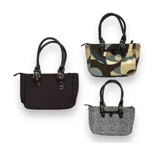 Luvali Changeable & Reversible Dark Brown Bag with Kaleidoscope/Jungle Cover thumbnail 1