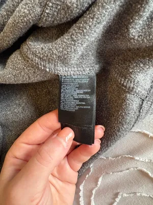 The North Face Hiking 1/4 Zip Fleece Pullover - Charcoal thumbnail 4