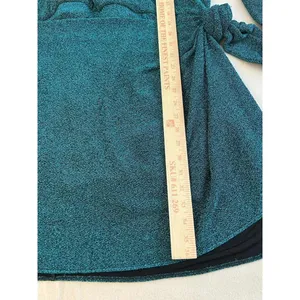 Show Me Your Mumu Stage Skort Green Peacock Metallic XXL thumbnail 9