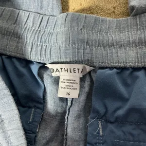 Athleta Cabo Linen Jogger‎ Pants Blue 531704-00 Womens Size 16 SP23 thumbnail 8