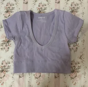 Purple Garage crop top thumbnail 1