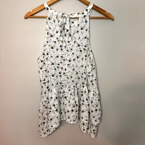 Altar'd State Floral Tiered Tie Back‎ Tank Size Medium thumbnail 4