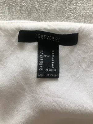 Forever 21 White Cropped Top thumbnail 3