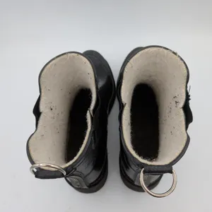 Ilse Jacobsen Rub 47 Black Rubber Chelsea Rain Boots Faux Fur Lined Size 40 thumbnail 6
