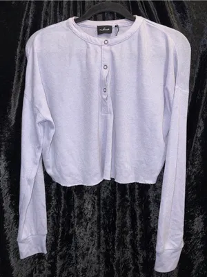 Urban Outfitters Purple Button Up Long Sleeve Shirt thumbnail 1