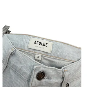 AGOLDE 90's Pinch Waist High Rise Straight Jeans Haze Light Wash Size 28 thumbnail 9